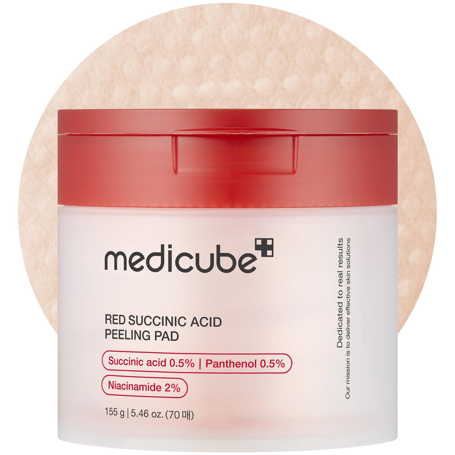 Tk Cross-Border Amazon Lactic Acid Moisturizing Facial Care Medi Pore Pad Facial Toning Exfoliating Cleansing Cotton Sheet